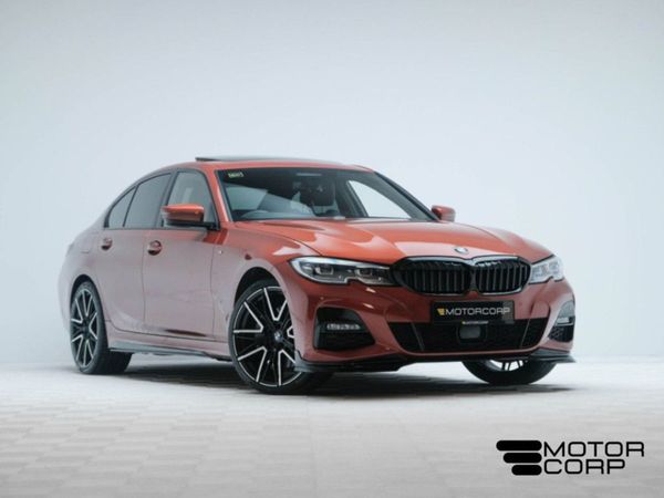BMW 3-Series Saloon, Hybrid, 2021, Orange