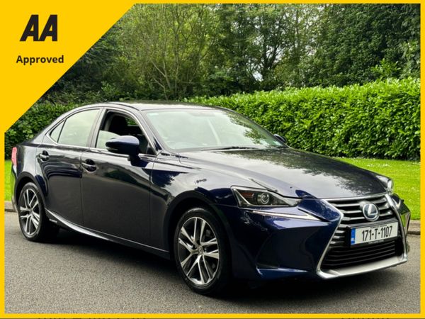 Lexus IS Saloon, Petrol Hybrid, 2017, Blue