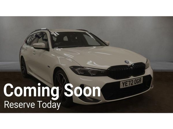 BMW 3-Series Estate, Petrol Plug-in Hybrid, 2022, White