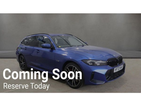 BMW 3-Series Estate, Petrol Plug-in Hybrid, 2022, Blue
