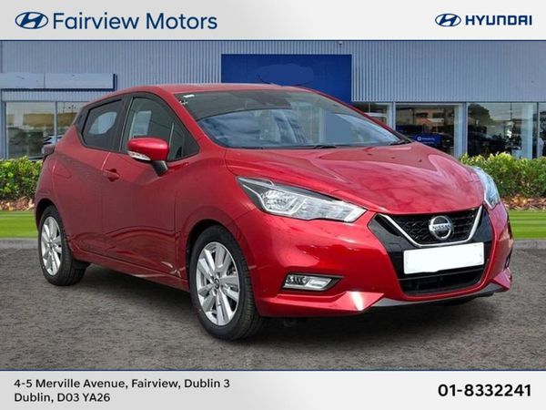 Nissan Micra Hatchback, Petrol, 2019, Red