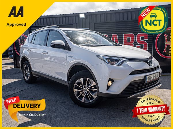 Toyota RAV4 SUV, Petrol Hybrid, 2018, White