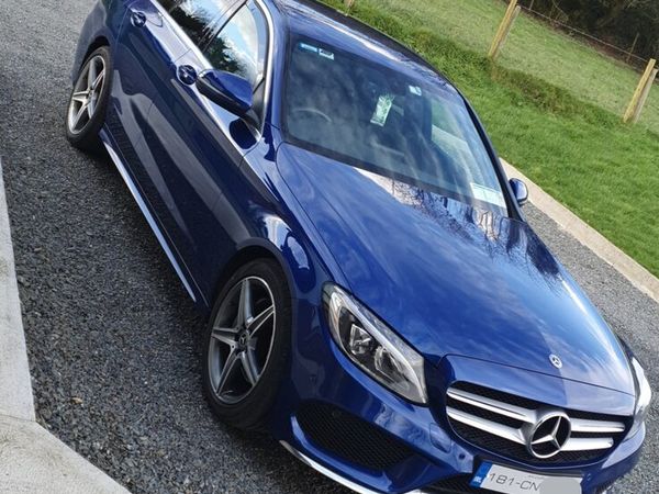 Mercedes-Benz C-Class Saloon, Diesel, 2018, Blue