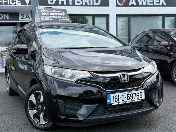 Honda Fit Hatchback, Petrol Hybrid, 2016, Black