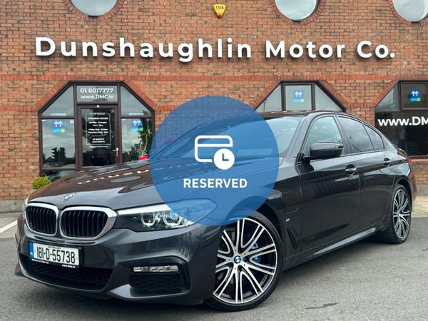 BMW 5-Series Saloon, Hybrid, 2018, Grey