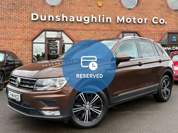 Volkswagen Tiguan SUV, Diesel, 2017, Brown