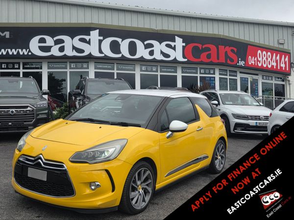 Citroen DS 3 Hatchback, Petrol, 2015, Yellow
