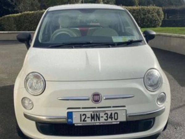 Fiat 500 Hatchback, Petrol, 2012, White
