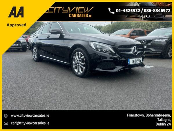 Mercedes-Benz C-Class Estate, Petrol Plug-in Hybrid, 2018, Blue
