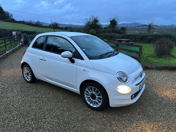Fiat 500 Hatchback, Petrol, 2017, White