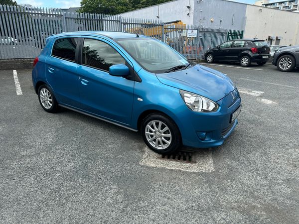 Mitsubishi Mirage Hatchback, Petrol, 2013, Blue