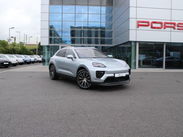 Porsche Macan SUV, Electric, 2025, Silver