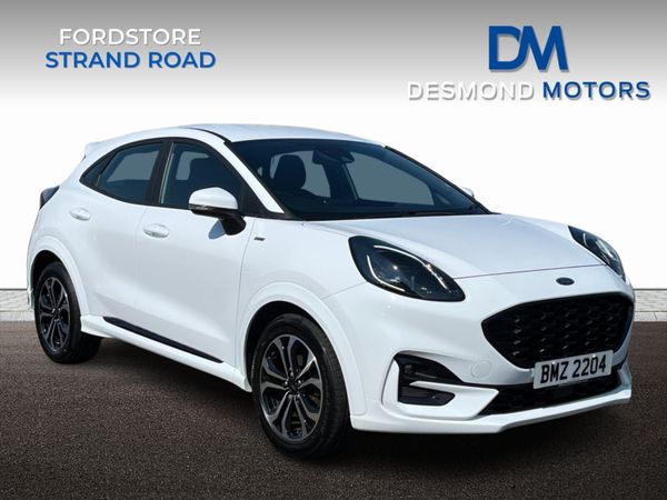 Ford Puma SUV, Petrol Hybrid, 2023, White