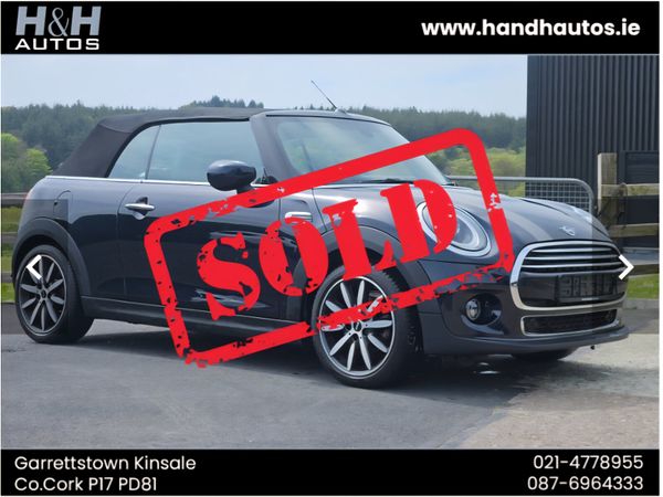 Mini Cooper Convertible, Petrol, 2020, Blue