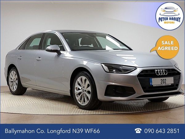 Audi A4 Saloon, Diesel, 2020, Silver