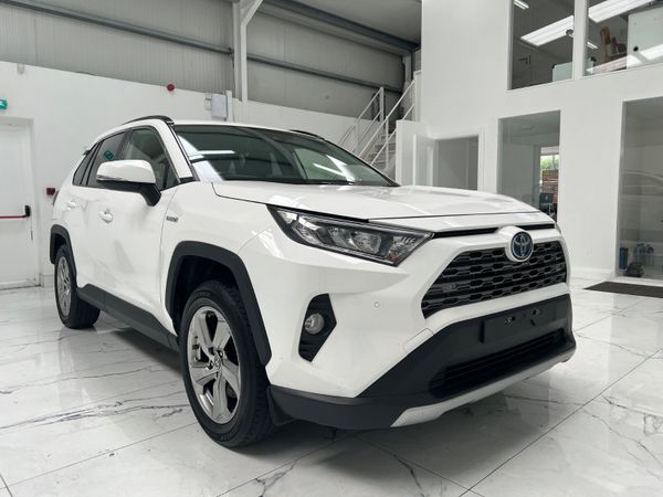 Toyota RAV4 SUV, Petrol Hybrid, 2021, White