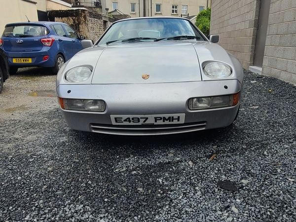 Porsche 928 Coupe, Petrol, 1987, Silver