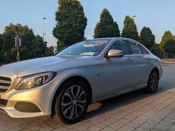 Mercedes-Benz C-Class Saloon, Petrol Plug-in Hybrid, 2017, Silver