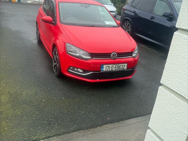 Volkswagen Polo Hatchback, Petrol, 2017, Red