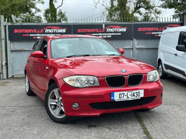 BMW 1-Series Hatchback, Petrol, 2007, Red