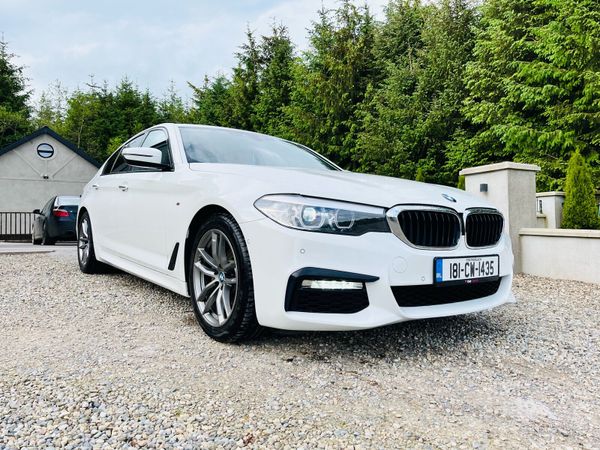 BMW 5-Series Saloon, Diesel, 2018, White