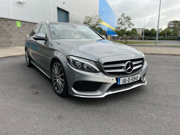 Mercedes-Benz C-Class Estate, Diesel Hybrid, 2015, Silver