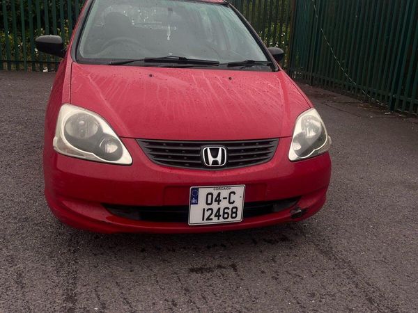 Honda Civic Hatchback, Petrol, 2004, Red
