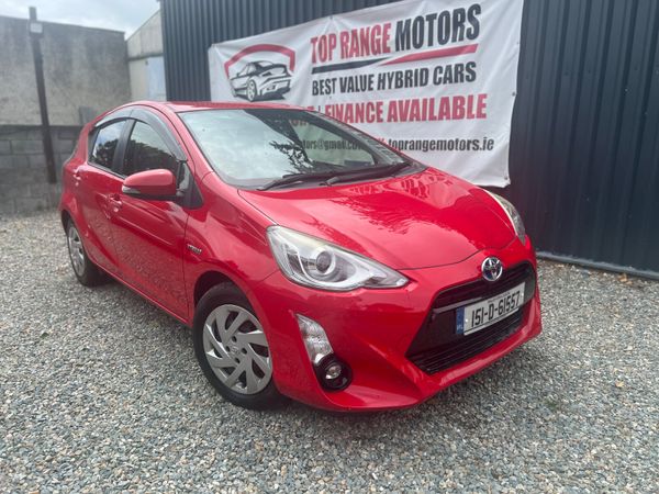 Toyota Aqua Hatchback, Petrol Hybrid, 2015, Red