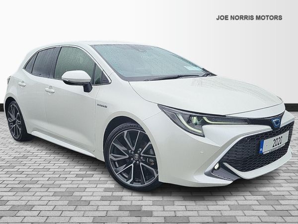 Toyota Corolla Hatchback, Petrol Hybrid, 2020, White