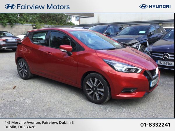Nissan Micra Hatchback, Petrol, 2019, Red
