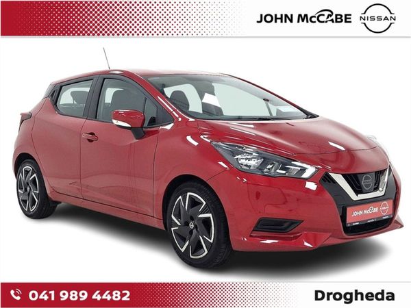Nissan Micra Hatchback, Petrol, 2022, Red