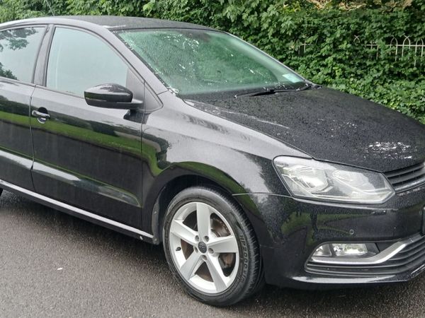 Volkswagen Polo Hatchback, Petrol, 2015, Black