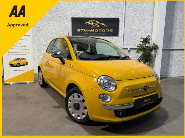 Fiat 500 Hatchback, Petrol, 2015, Yellow
