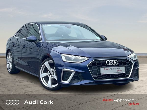 Audi A4 Saloon, Diesel, 2022, Blue