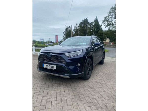 Toyota RAV4 Estate, Petrol Hybrid, 2019, Blue