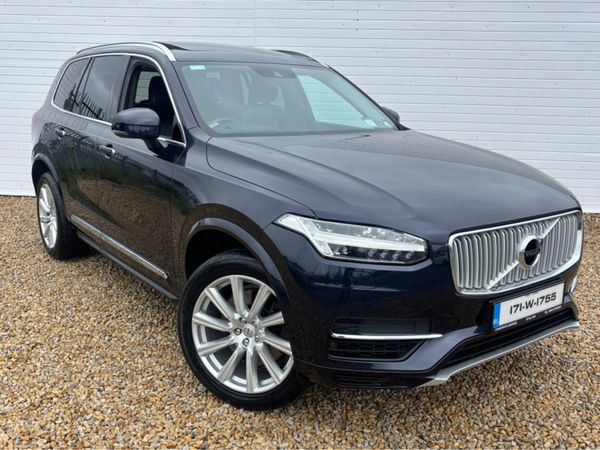 Volvo XC90 Estate, Petrol Hybrid, 2017, Blue