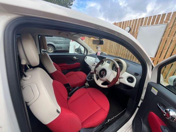 Fiat 500 Hatchback, Petrol, 2013, White