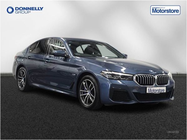 BMW 5-Series , Petrol, 2022, Blue