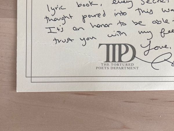Taylor Swift TTPD Record Store Day Note for sale in Co. Dublin for €50 ...