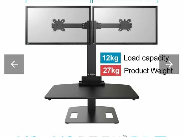 Yo Yo Desk Sit Stand Dual Monitor Riser for sale in Co. Dublin for €120 ...