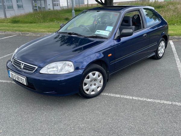 Honda Civic Hatchback, Petrol, 2000, Blue