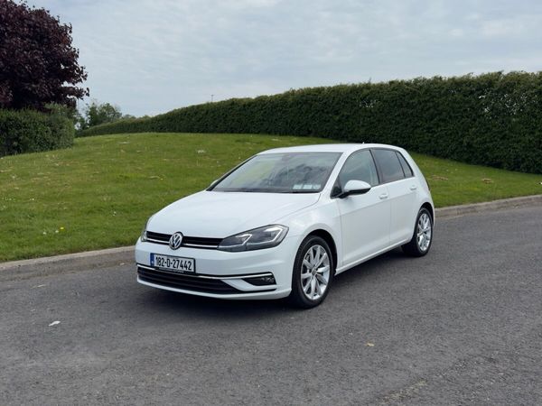 Volkswagen Golf Hatchback, Petrol, 2018, White