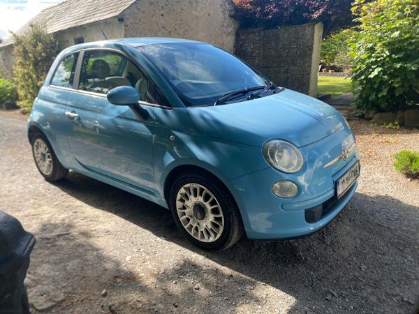 Fiat 500 Hatchback, Petrol, 2010, Blue