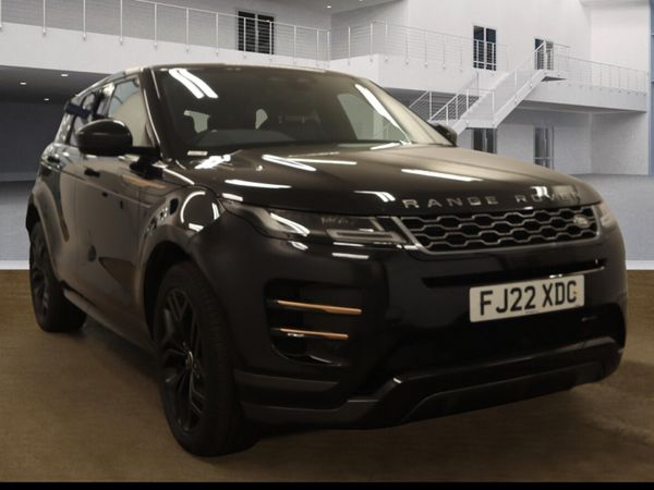 Land Rover Range Rover Evoque SUV, Petrol Hybrid, 2022, Black
