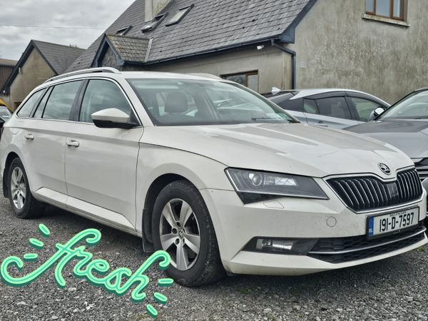 Skoda Superb Estate, Diesel, 2019, White