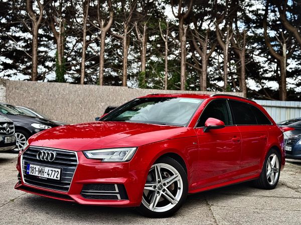 Audi A4 Estate, Diesel, 2018, Red