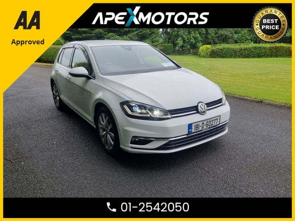 Volkswagen Golf Hatchback, Petrol, 2018, White