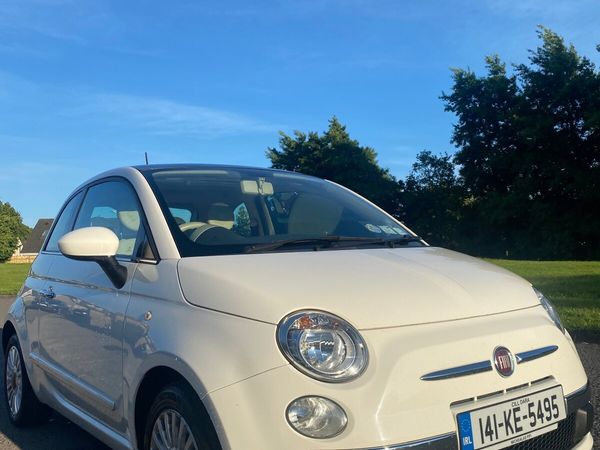 Fiat 500 Hatchback, Petrol, 2014, White