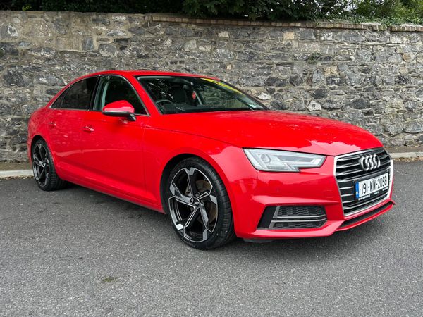 Audi A4 Saloon, Diesel, 2019, Red