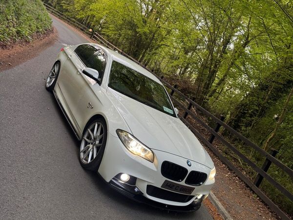BMW 5-Series Saloon, Diesel, 2014, White